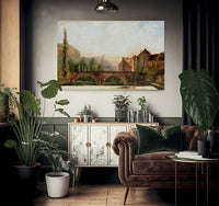 The Pont De Nahin At Ornans By Jean Desire Gustave Courbet Fine Art Print