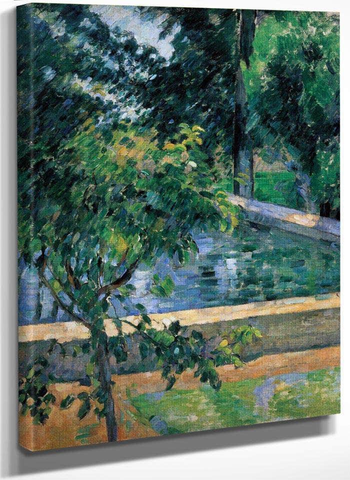 The Pool At Jas De Bouffan By Cezanne Paul Fine Art Print