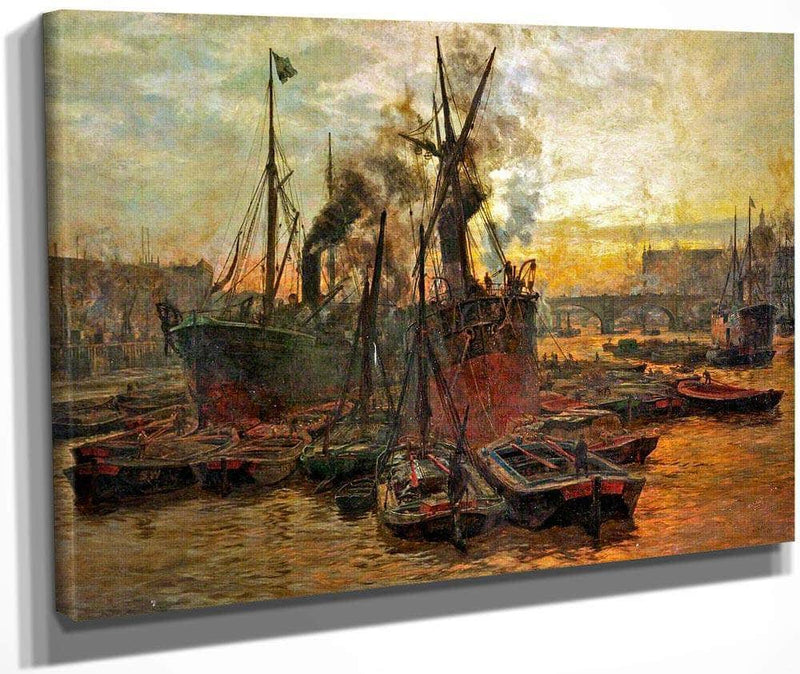 The Pool Of London By William Lionel Wyllie Fine Art Print