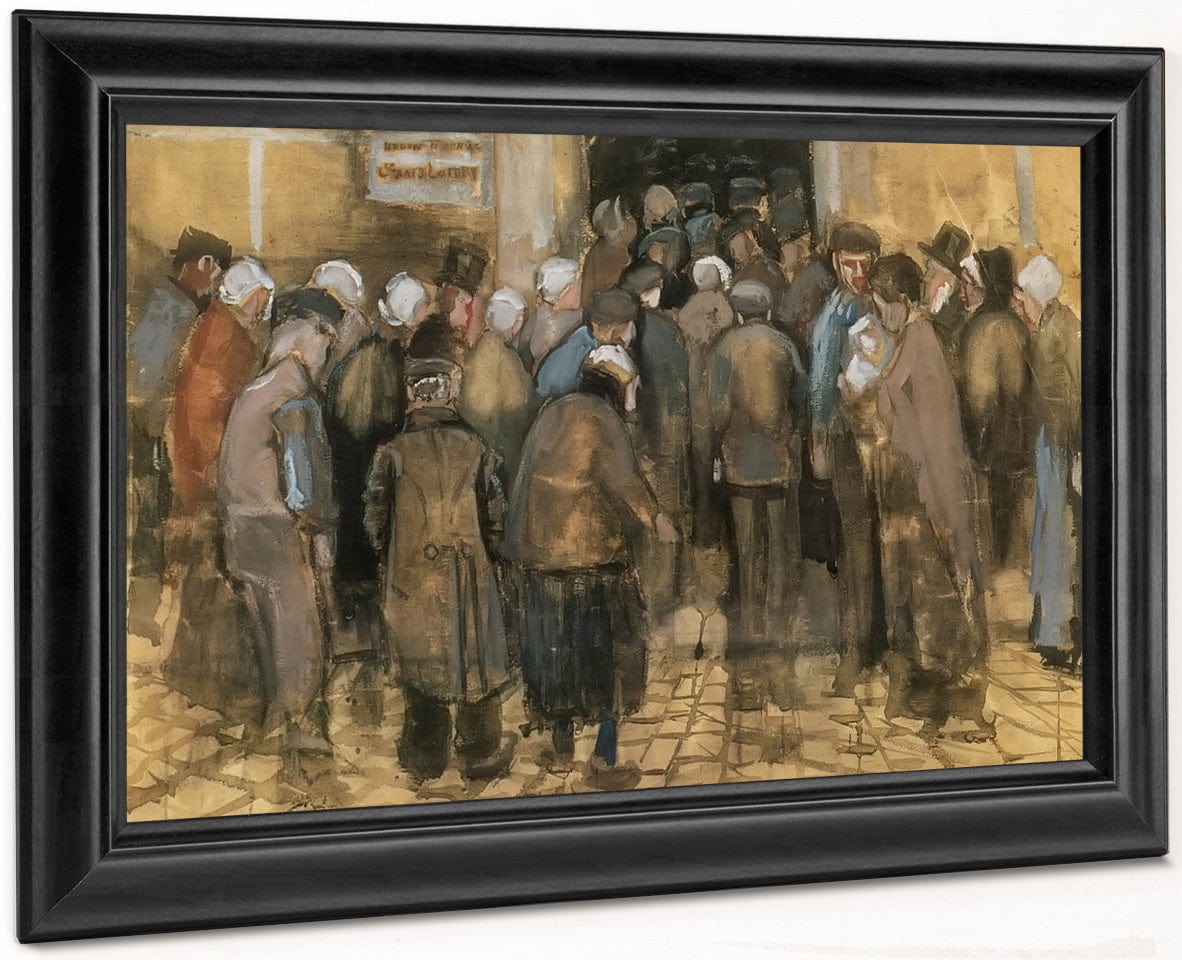 The Poor And Money By Vincent Van Gogh Fine Art Print