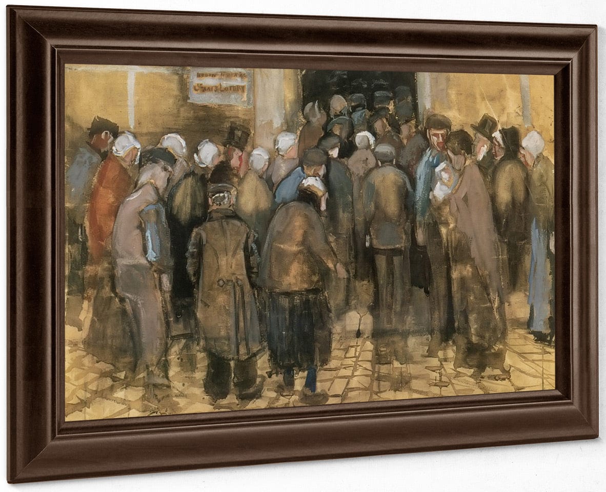 The Poor And Money By Vincent Van Gogh Fine Art Print