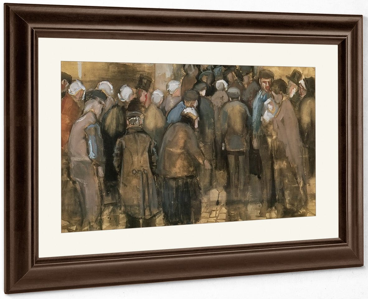 The Poor And Money By Vincent Van Gogh Fine Art Print