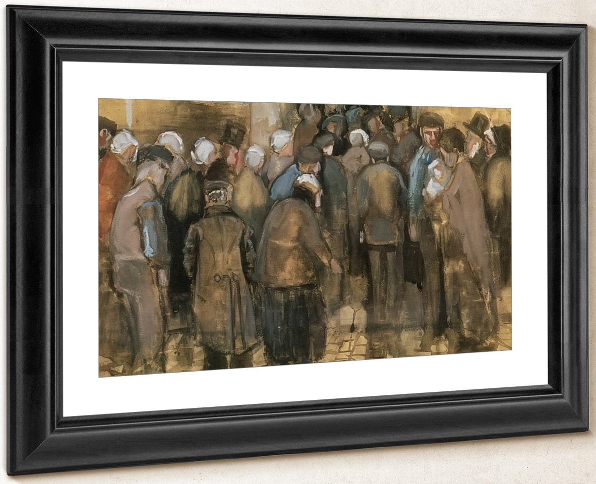 The Poor And Money By Vincent Van Gogh Fine Art Print