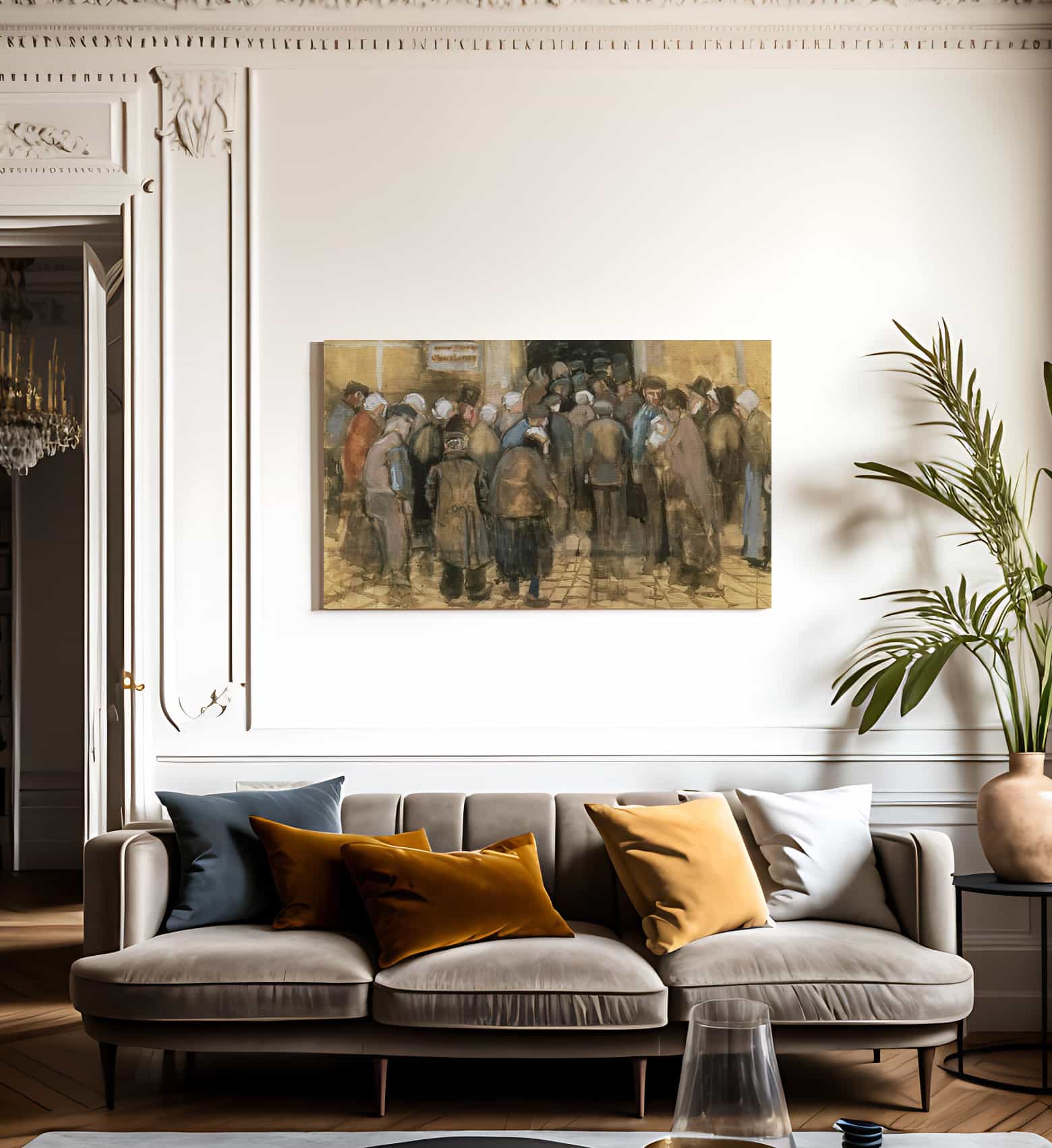 The Poor And Money By Vincent Van Gogh Fine Art Print
