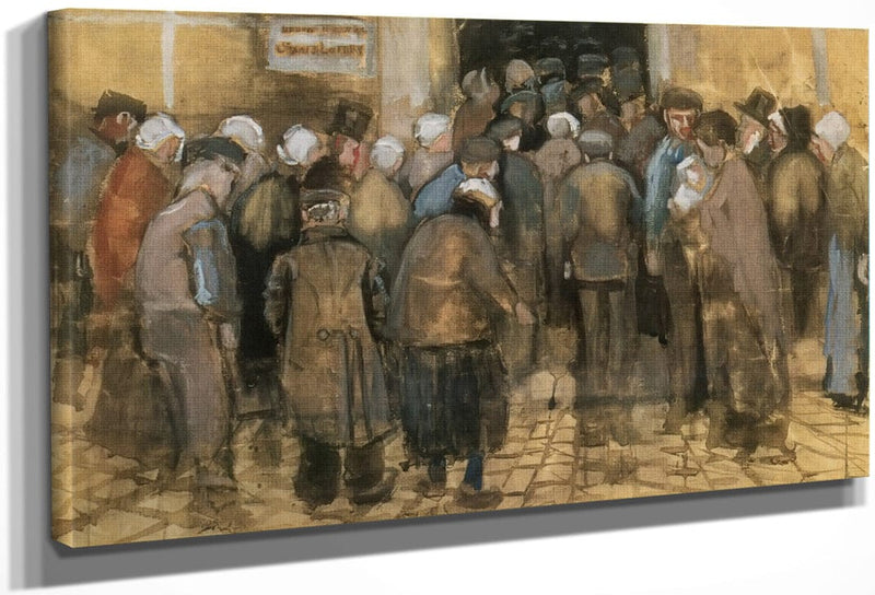 The Poor And Money By Vincent Van Gogh Fine Art Print