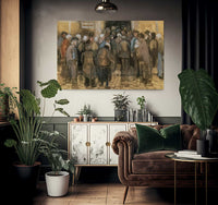 The Poor And Money By Vincent Van Gogh Fine Art Print