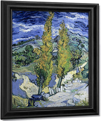 The Poplars At Saint Remy By Vincent Van Gogh Fine Art Print