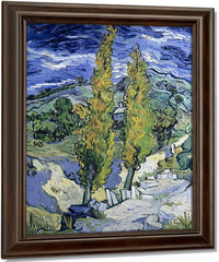 The Poplars At Saint Remy By Vincent Van Gogh Fine Art Print