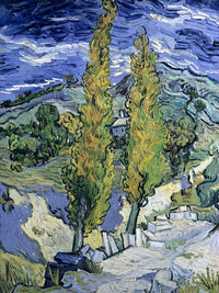 The Poplars At Saint Remy By Vincent Van Gogh Fine Art Print