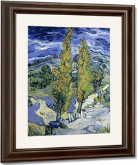 The Poplars At Saint Remy By Vincent Van Gogh Fine Art Print