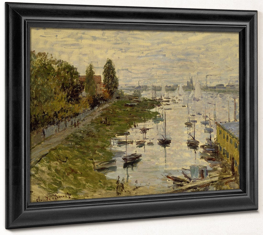 The Port Of Argenteuil (Le Bassin De Argenteuil) By Claude Monet Fine Art Print