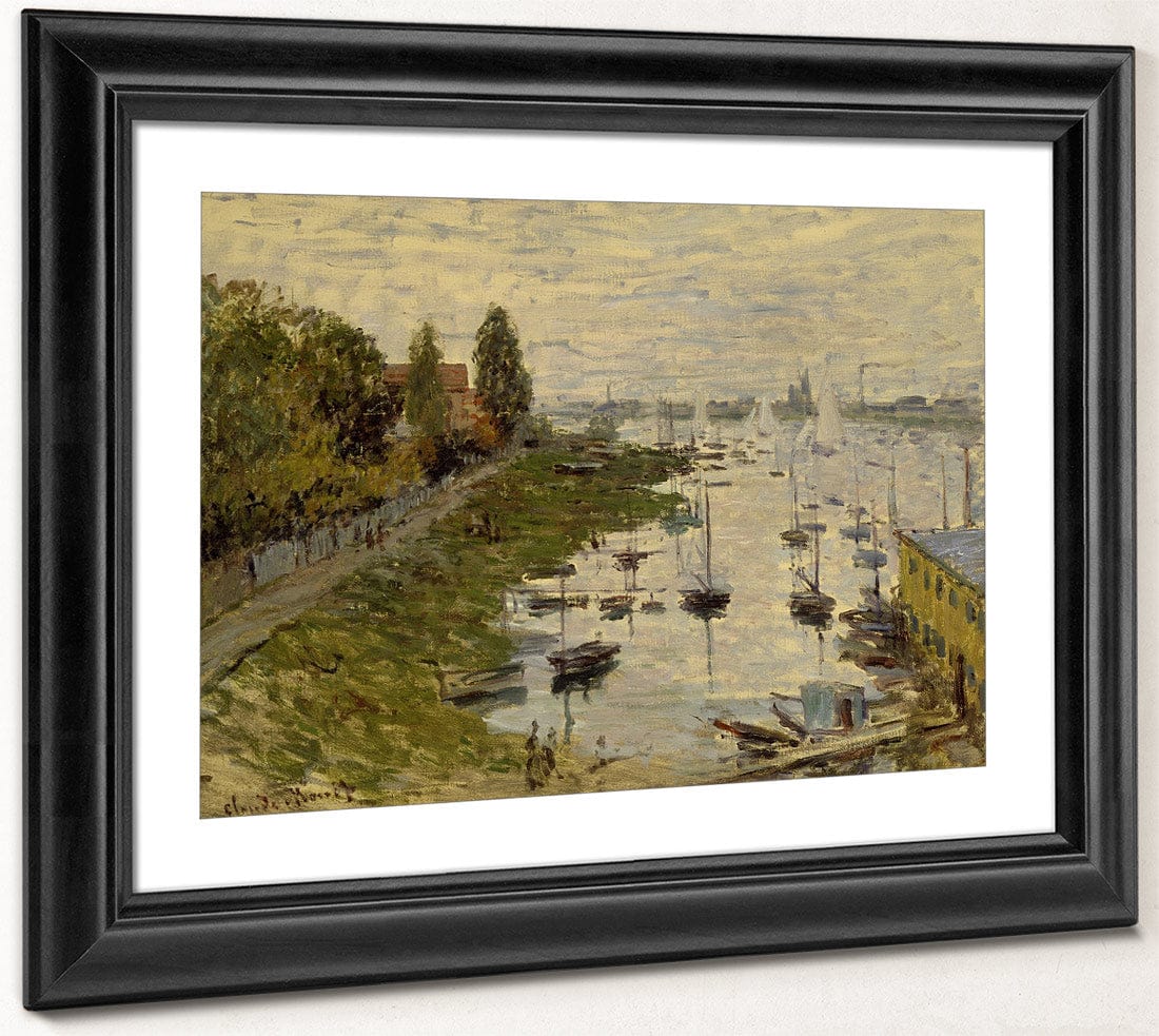 The Port Of Argenteuil (Le Bassin De Argenteuil) By Claude Monet Fine Art Print