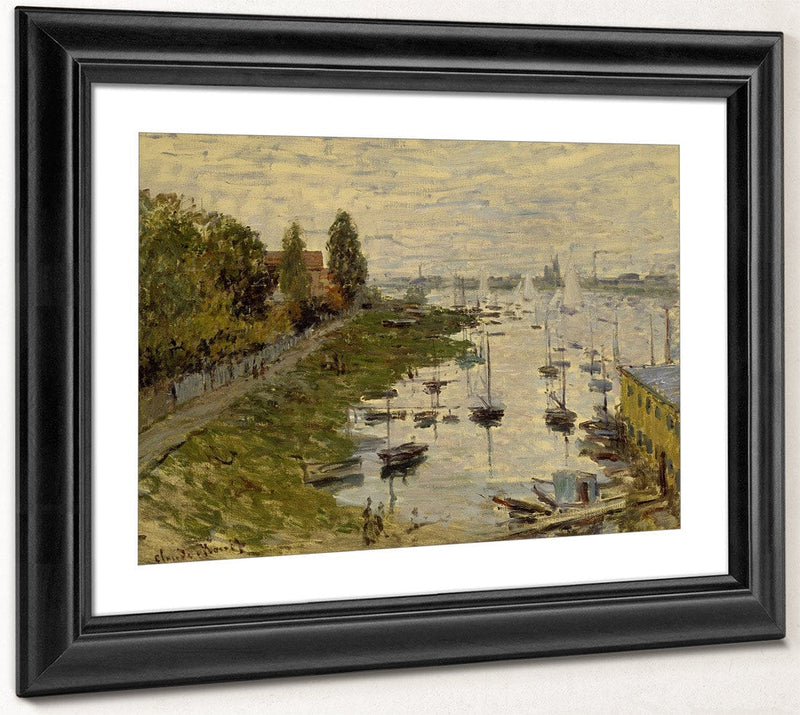 The Port Of Argenteuil (Le Bassin De Argenteuil) By Claude Monet Fine Art Print