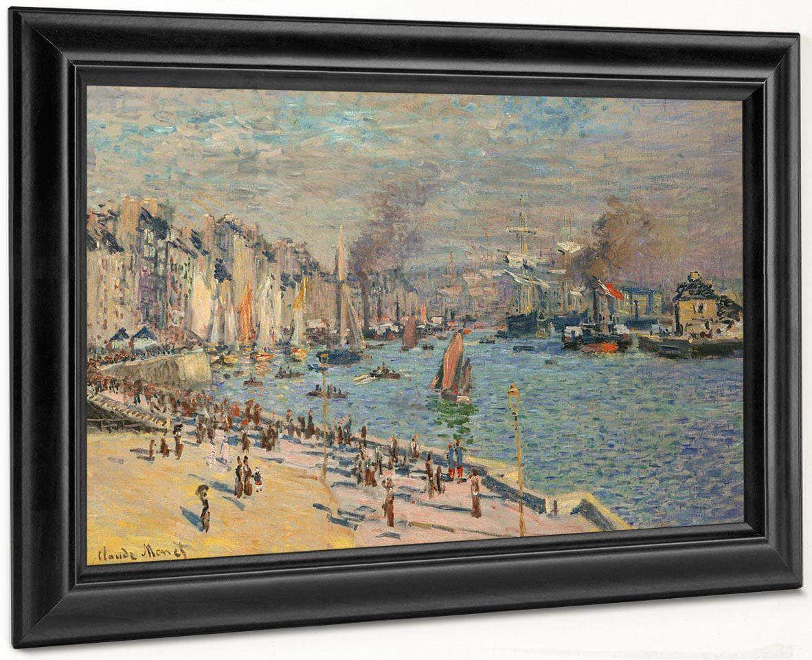 The Port Of Le Havre By Monet Claude Fine Art Print