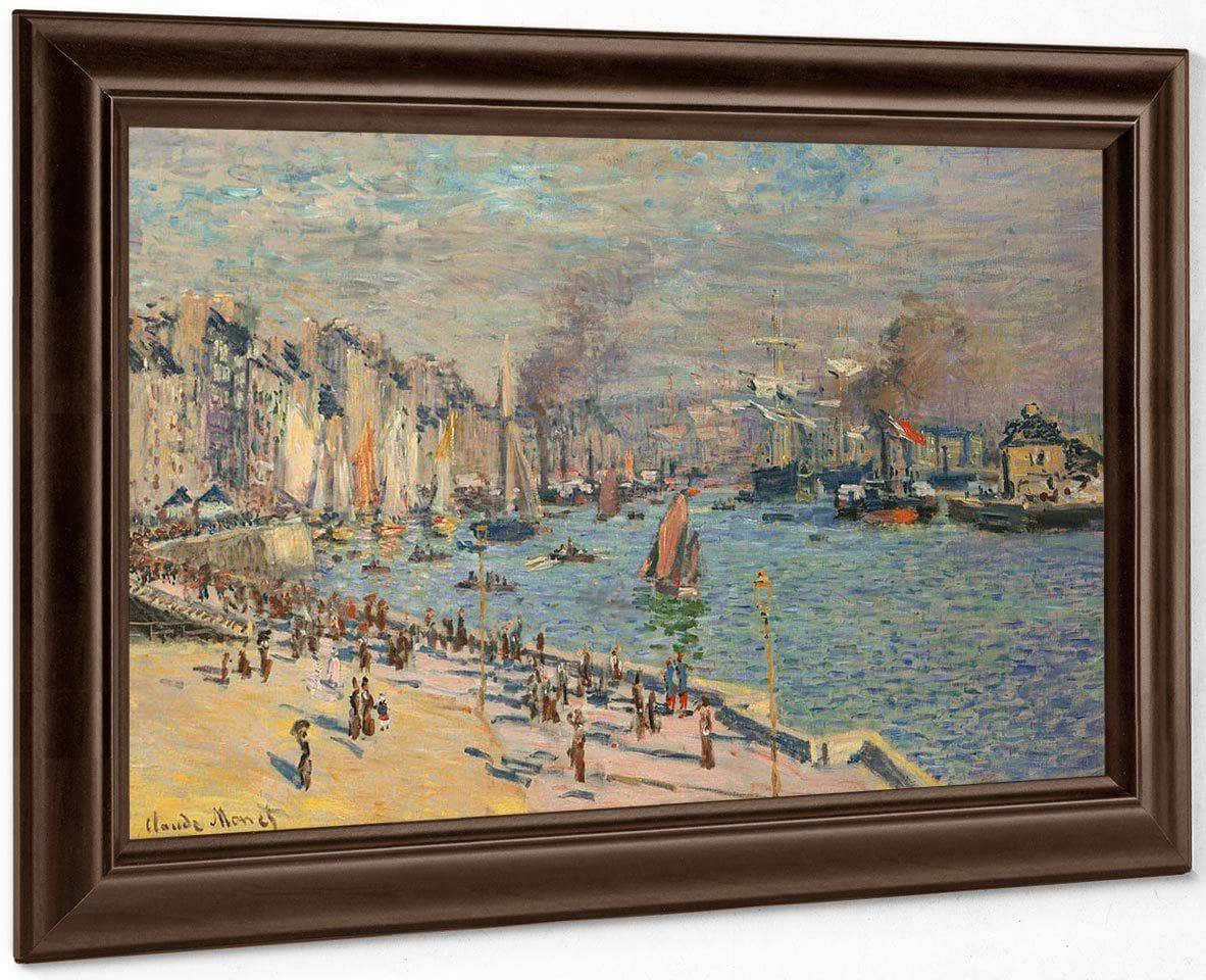 The Port Of Le Havre By Monet Claude Fine Art Print