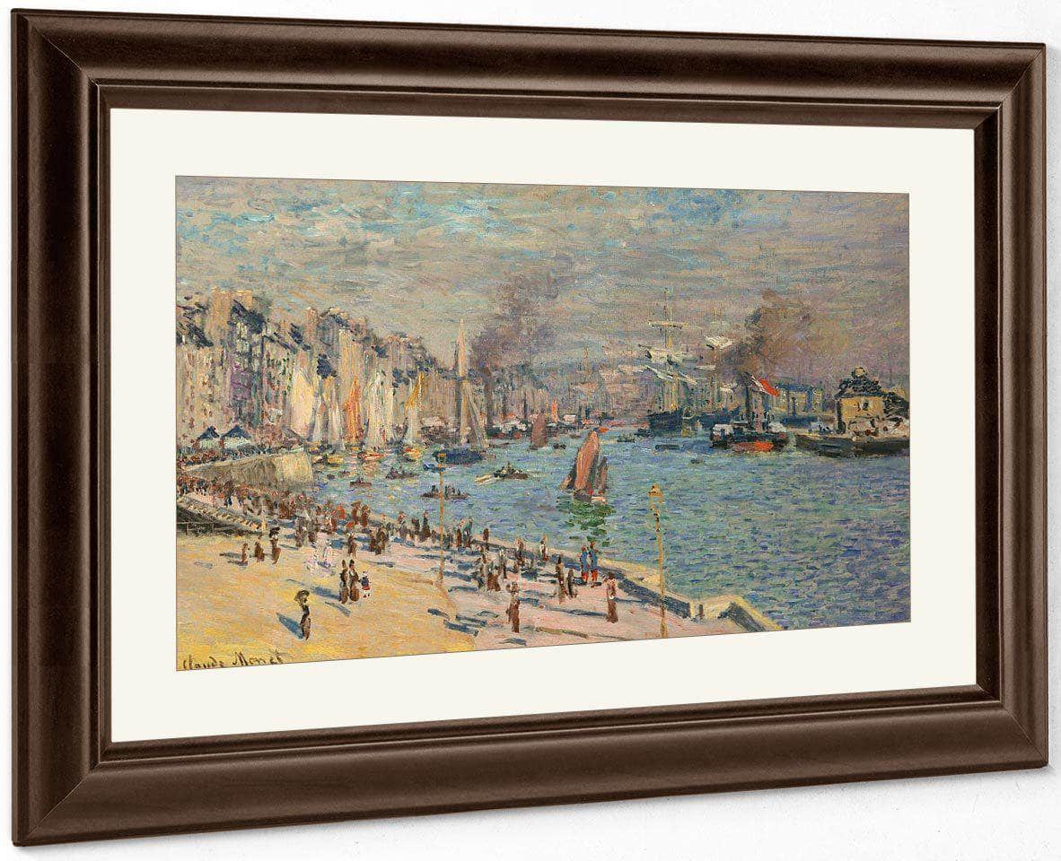 The Port Of Le Havre By Monet Claude Fine Art Print