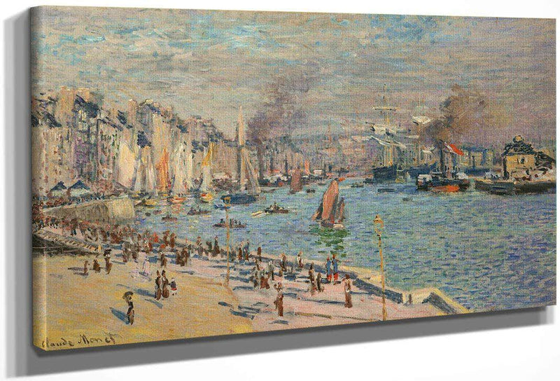 The Port Of Le Havre By Monet Claude Fine Art Print
