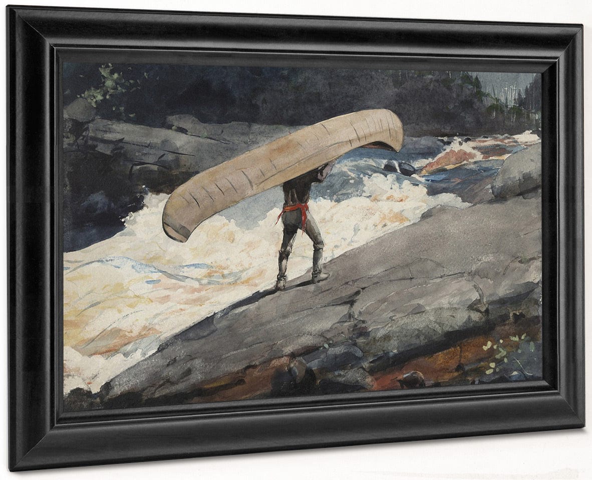 The Portage By Winslow Homer Fine Art Print