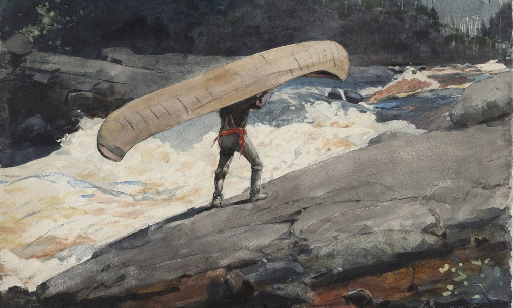 The Portage By Winslow Homer Fine Art Print