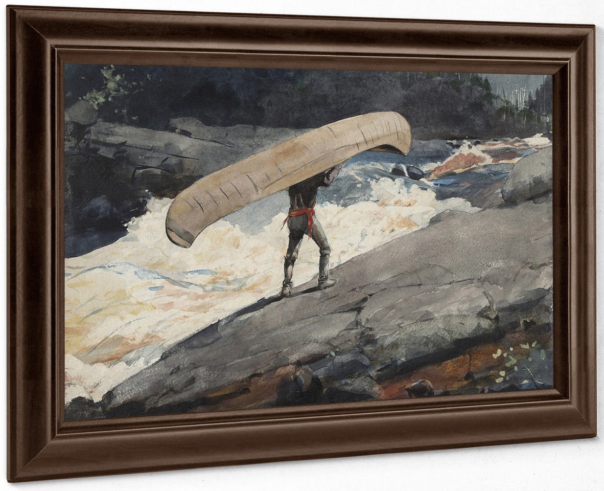 The Portage By Winslow Homer Fine Art Print