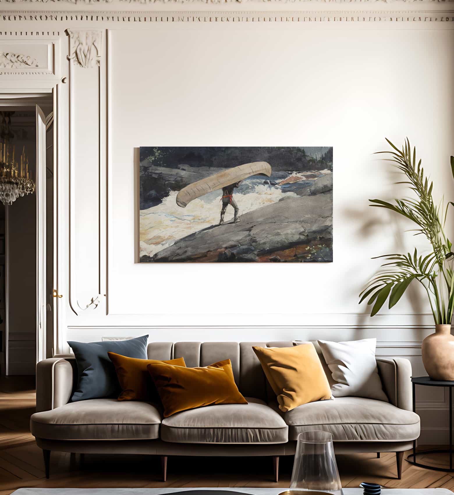 The Portage By Winslow Homer Fine Art Print