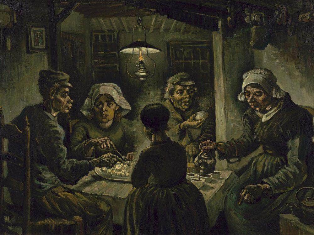 The Potato Eaters By Vincent Van Gogh Fine Art Print