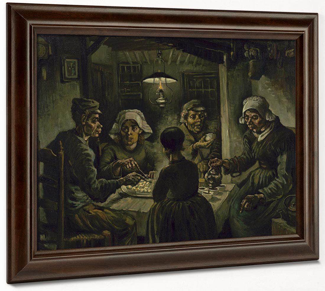 The Potato Eaters By Vincent Van Gogh Fine Art Print