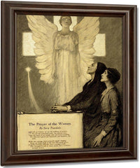 The Prayer Of The Women By Francis Luis Mora Fine Art Print