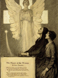 The Prayer Of The Women By Francis Luis Mora Fine Art Print