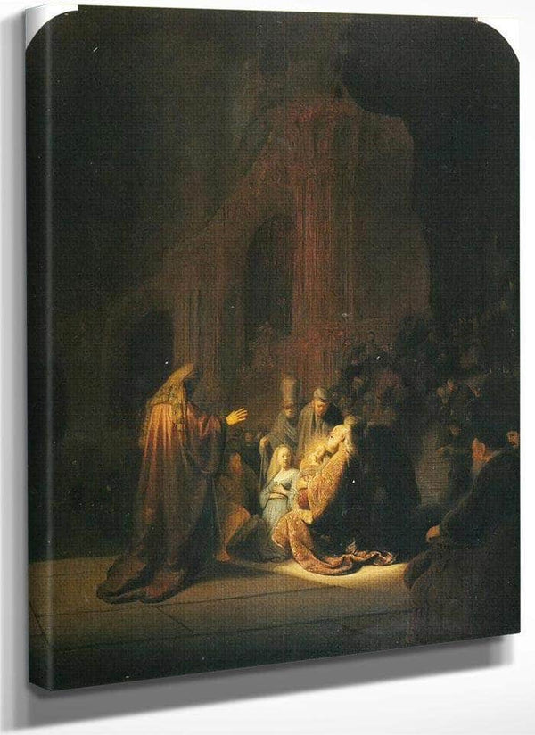 The Presentation Of Jesus In The Temple 1631 By Rembrandt Fine Art Print