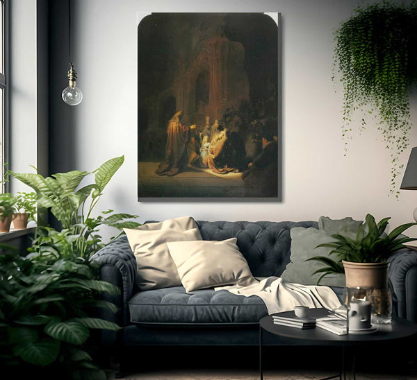 The Presentation Of Jesus In The Temple 1631 By Rembrandt Fine Art Print