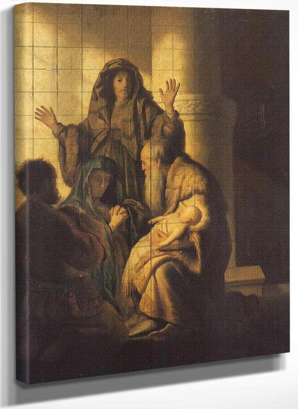 The Presentation Of Jesus In The Temple By Rembrandt Fine Art Print