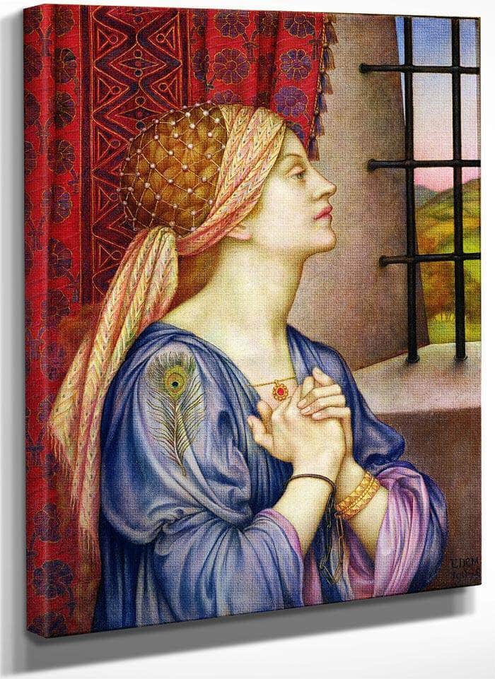 The Prisoner 1907 By Evelyn De Morgan Fine Art Print