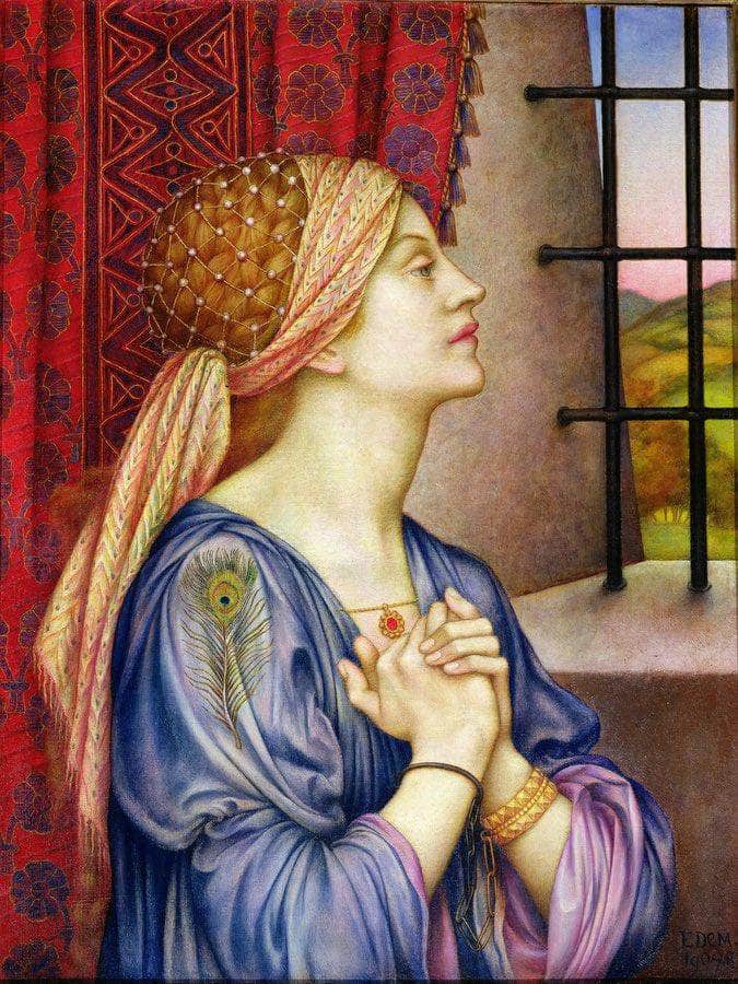 The Prisoner 1907 By Evelyn De Morgan Fine Art Print