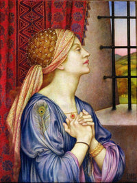 The Prisoner 1907 By Evelyn De Morgan Fine Art Print