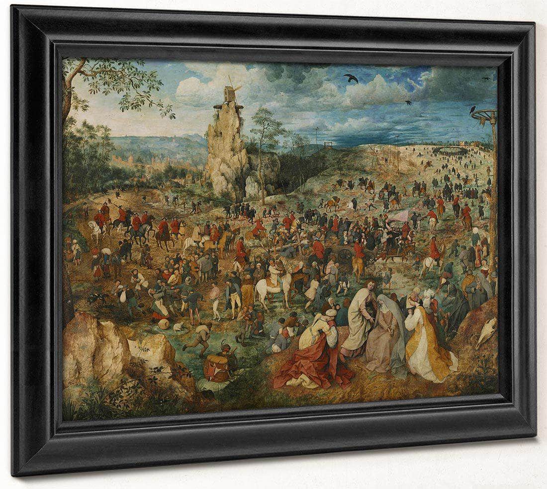 The Procession To Calvary 1564 124X170Cm By The Elder Fine Art Print