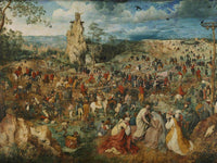 The Procession To Calvary 1564 124X170Cm By The Elder Fine Art Print