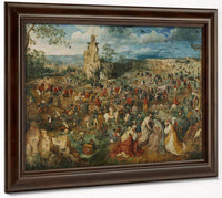 The Procession To Calvary 1564 124X170Cm By The Elder Fine Art Print