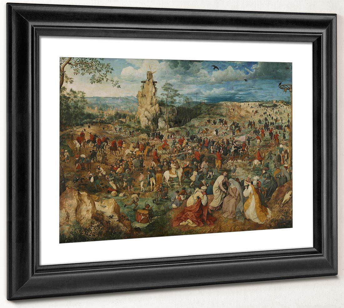 The Procession To Calvary 1564 124X170Cm By The Elder Fine Art Print