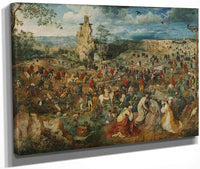 The Procession To Calvary 1564 124X170Cm By The Elder Fine Art Print