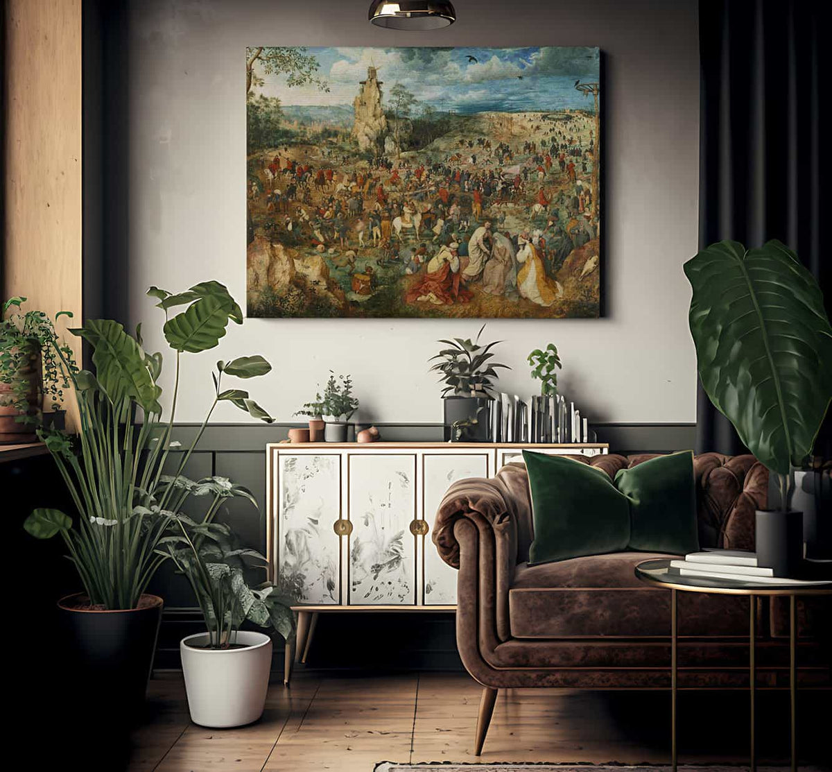 The Procession To Calvary 1564 124X170Cm By The Elder Fine Art Print