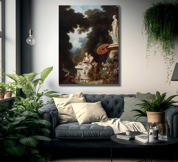 The Progress Of Love By Jean Honore Fragonard Fine Art Print