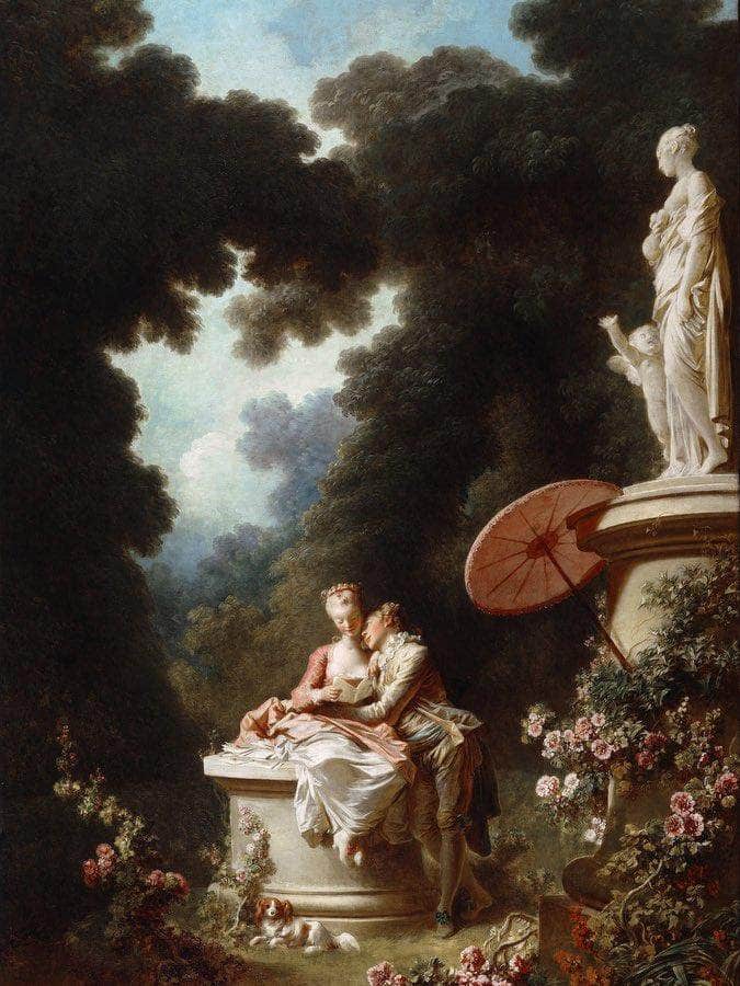 The Progress Of Love By Jean Honore Fragonard Fine Art Print