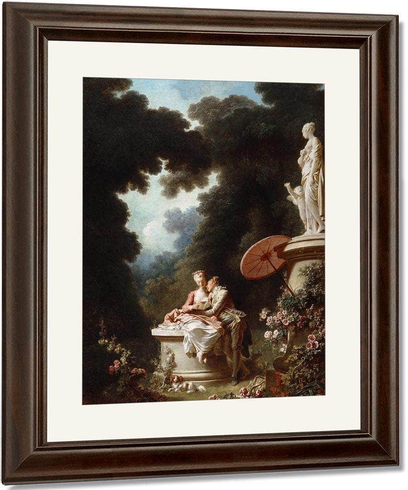 The Progress Of Love By Jean Honore Fragonard Fine Art Print
