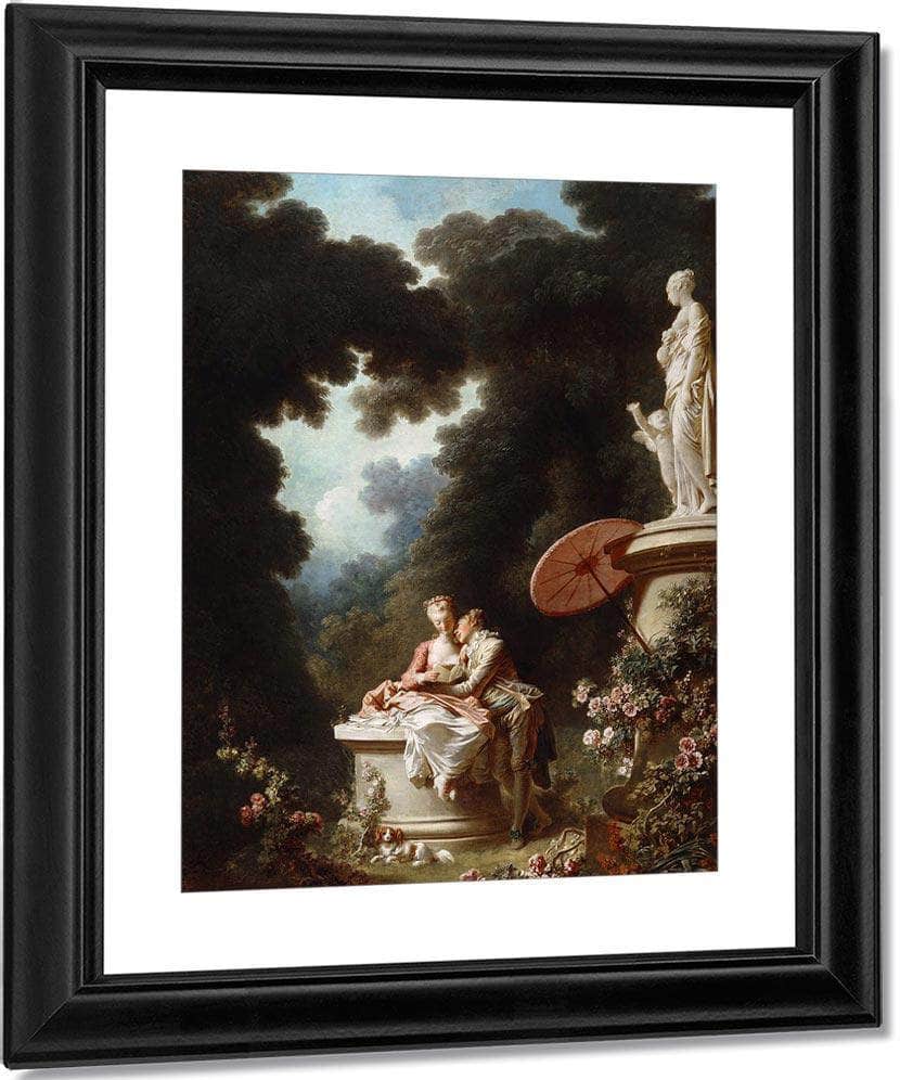 The Progress Of Love By Jean Honore Fragonard Fine Art Print