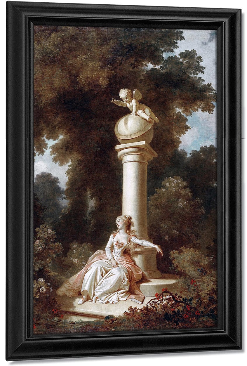 The Progress Of Love Reverie By Jean Honore Fragonard Fine Art Print