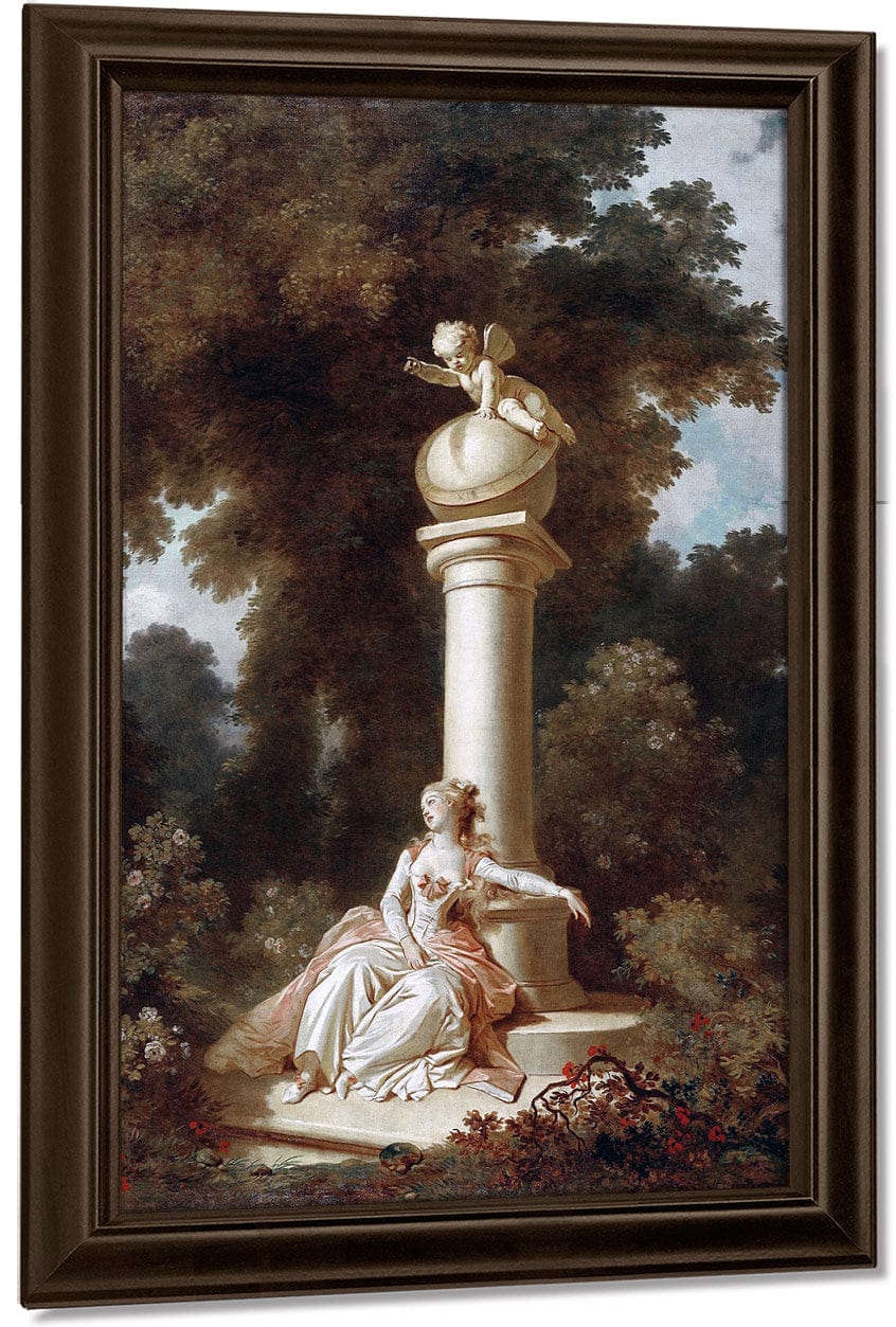 The Progress Of Love Reverie By Jean Honore Fragonard Fine Art Print
