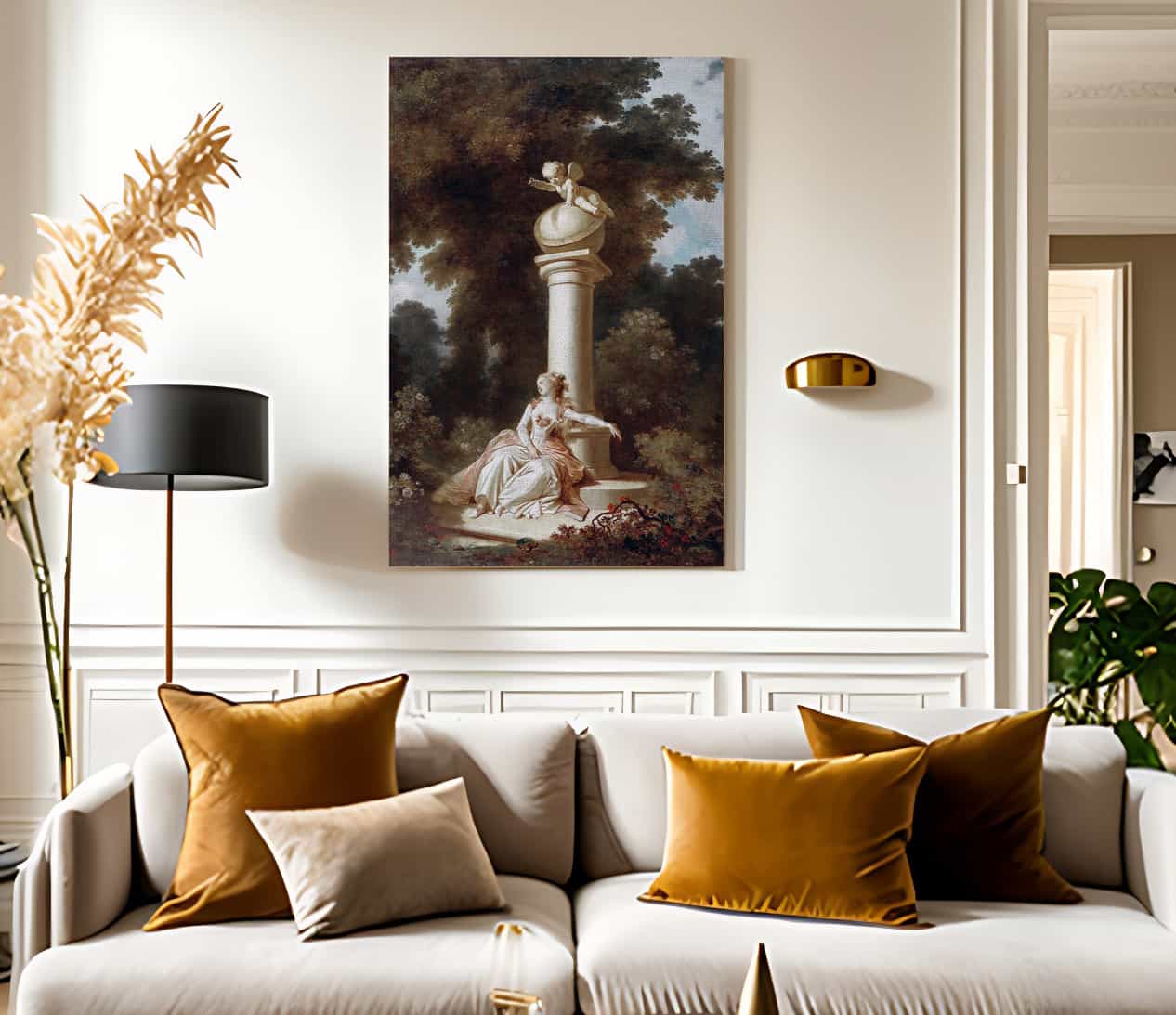 The Progress Of Love Reverie By Jean Honore Fragonard Fine Art Print