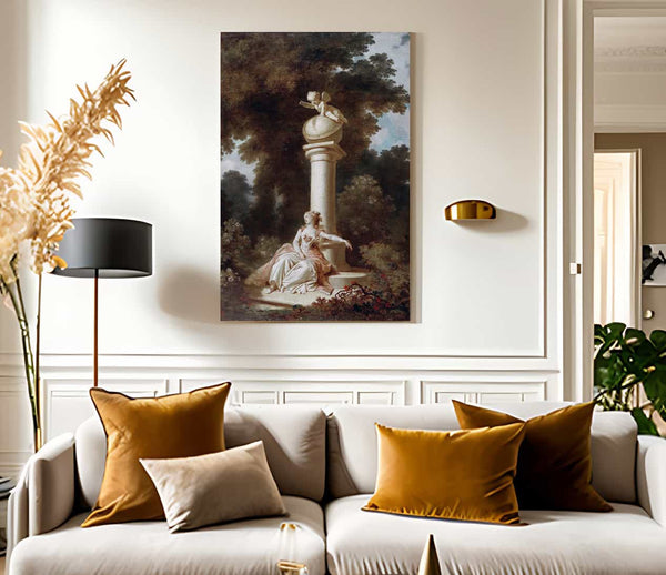 The Progress Of Love Reverie By Jean Honore Fragonard Fine Art Print