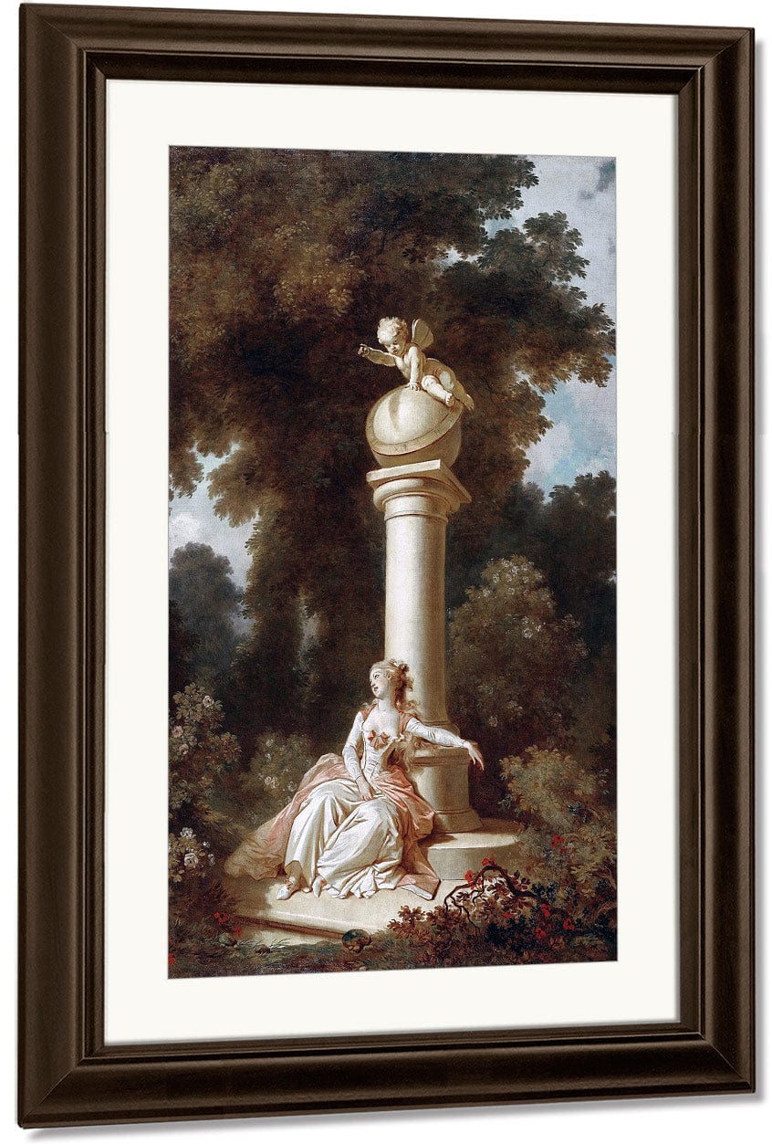 The Progress Of Love Reverie By Jean Honore Fragonard Fine Art Print